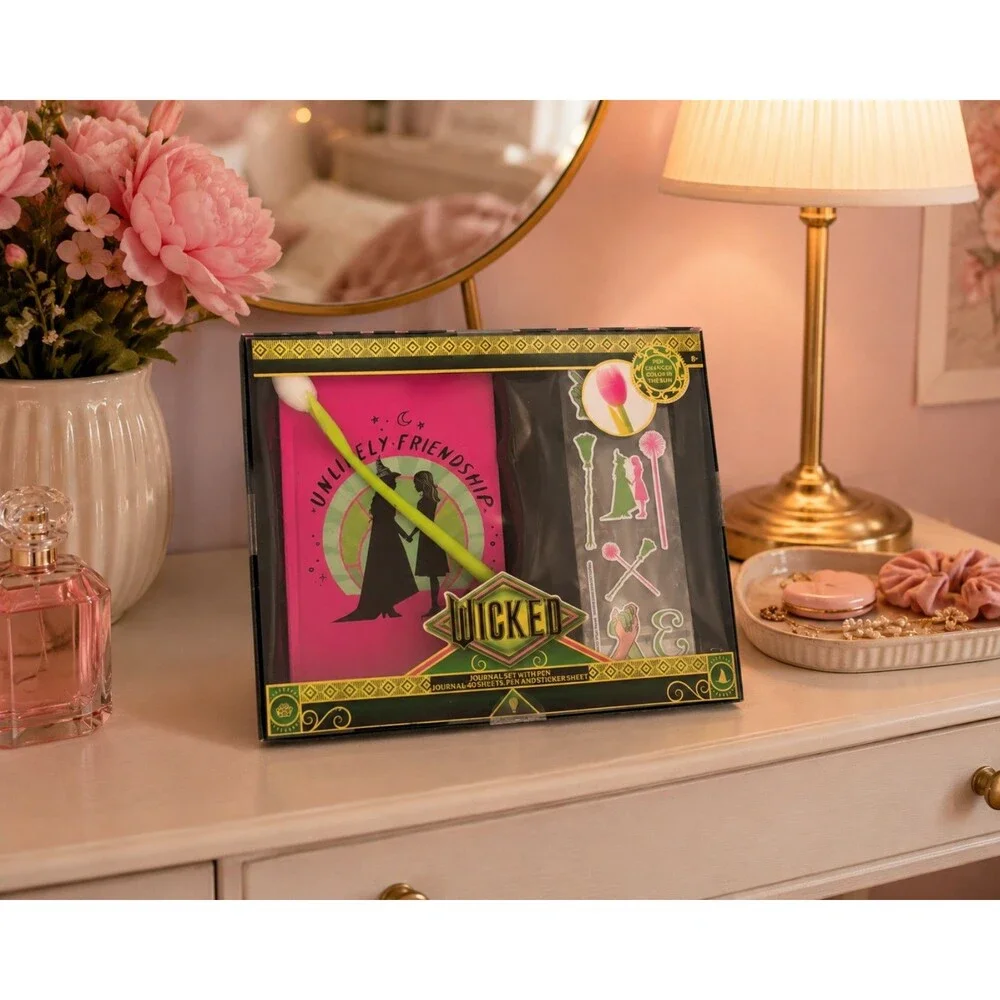 Wicked Journal Gift Set with Color Changing Pen, Stickers & Notebook, 40 Sheets